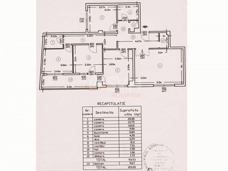 Apartament, 4 camere Bucuresti/Magheru