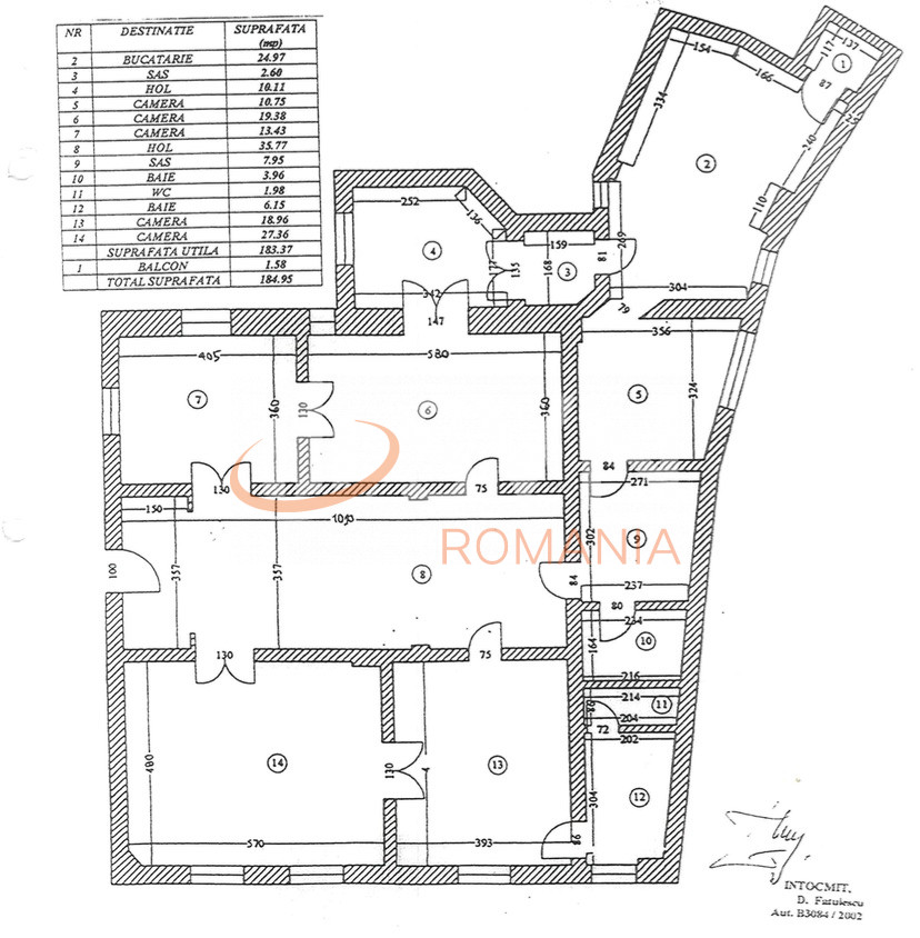 Apartament, 5 camere Bucuresti/Dacia