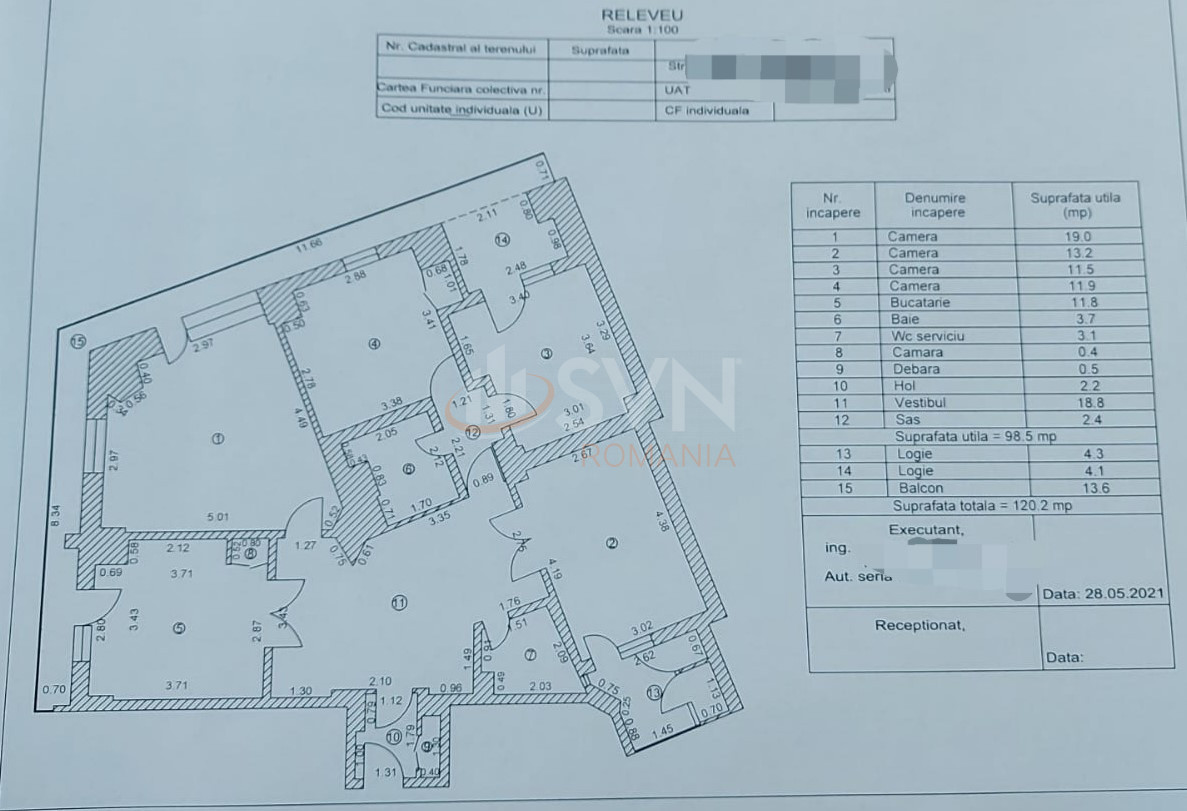 Apartament, 5 camere Bucuresti/Universitate (s1)