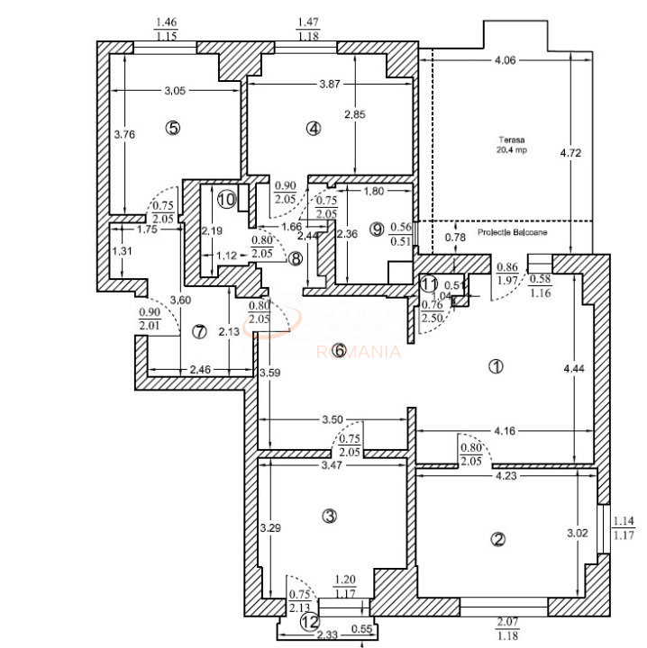 Apartament, 5 camere Bucuresti/Unirii (s4)