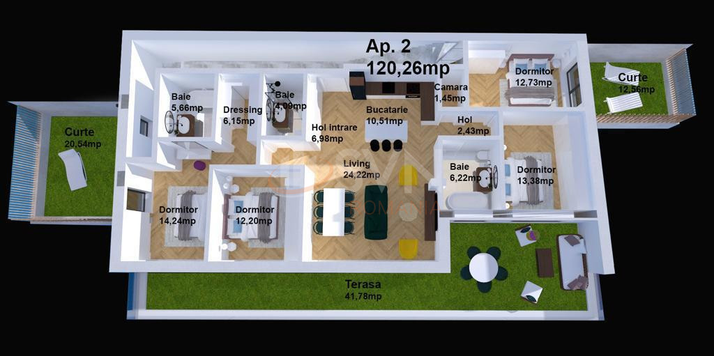 Apartament, 5 camere Cluj/Europa