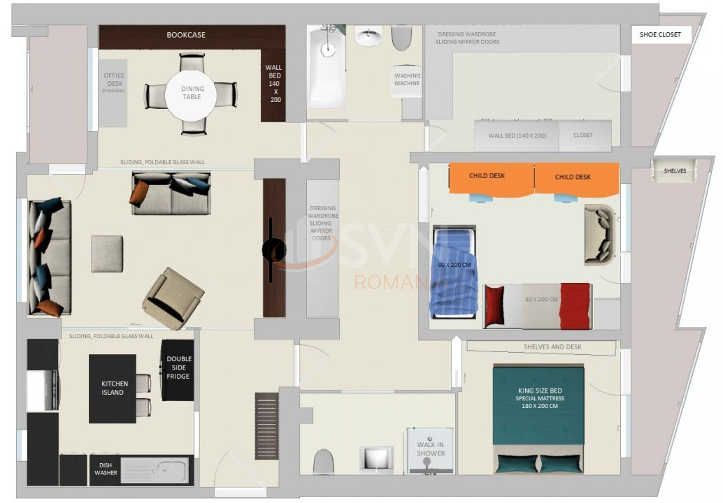Apartament, 5 camere Bucuresti/Cismigiu