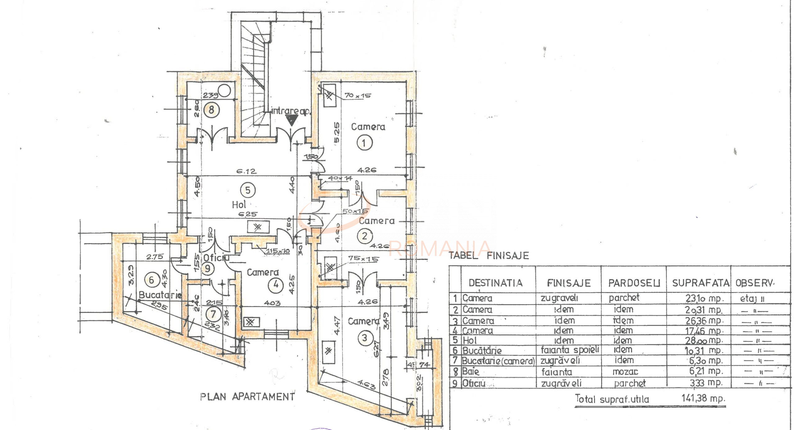 Apartament, 5 camere Bucuresti/Calea Victoriei