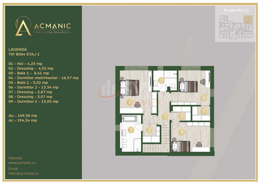 Apartament, 5 camere Bucuresti/Pipera