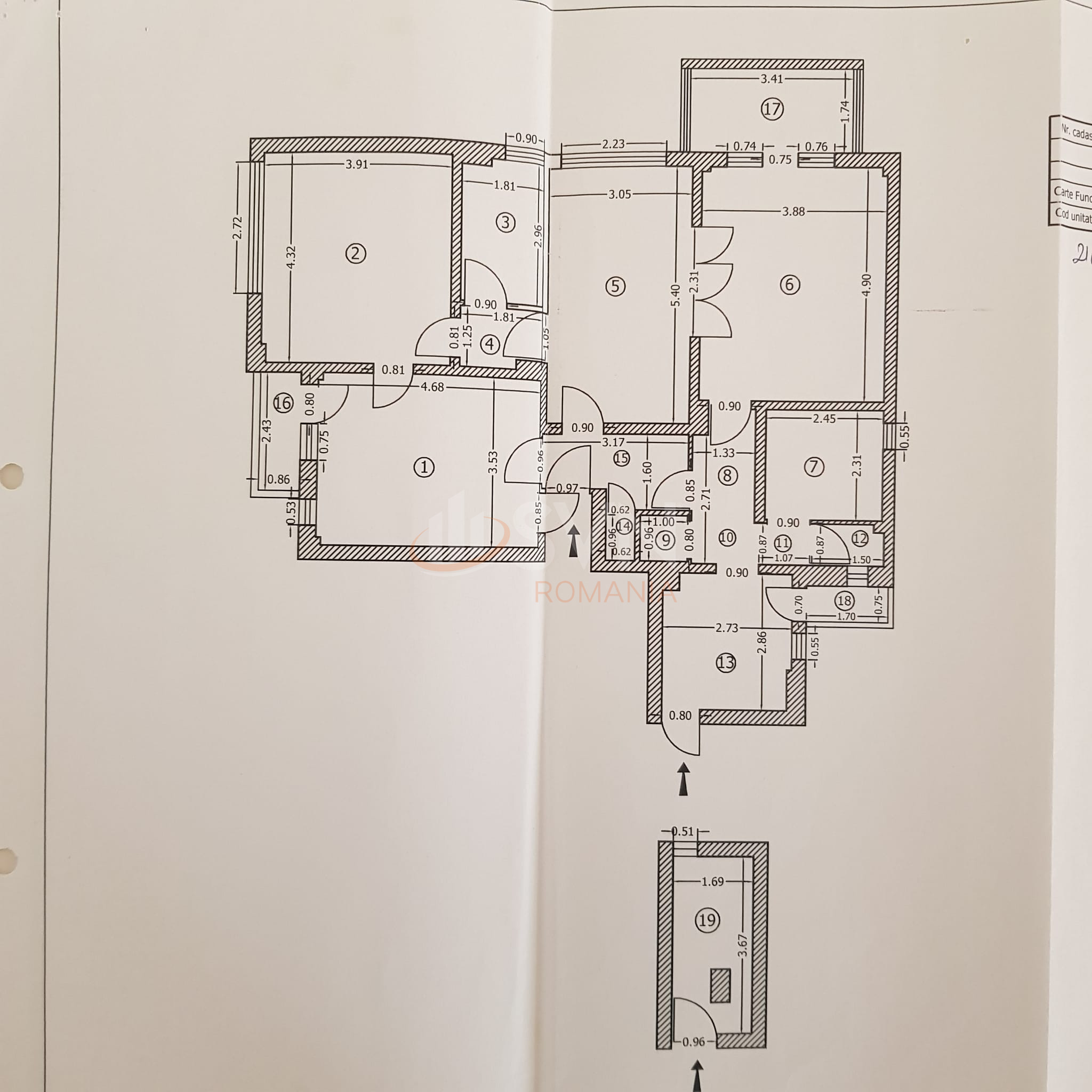Apartament, 5 camere Bucuresti/Piata Unirii (s4)
