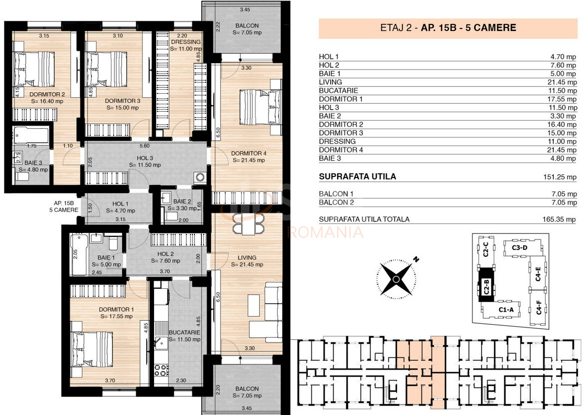 Apartament, 5 camere Bucuresti/Pipera