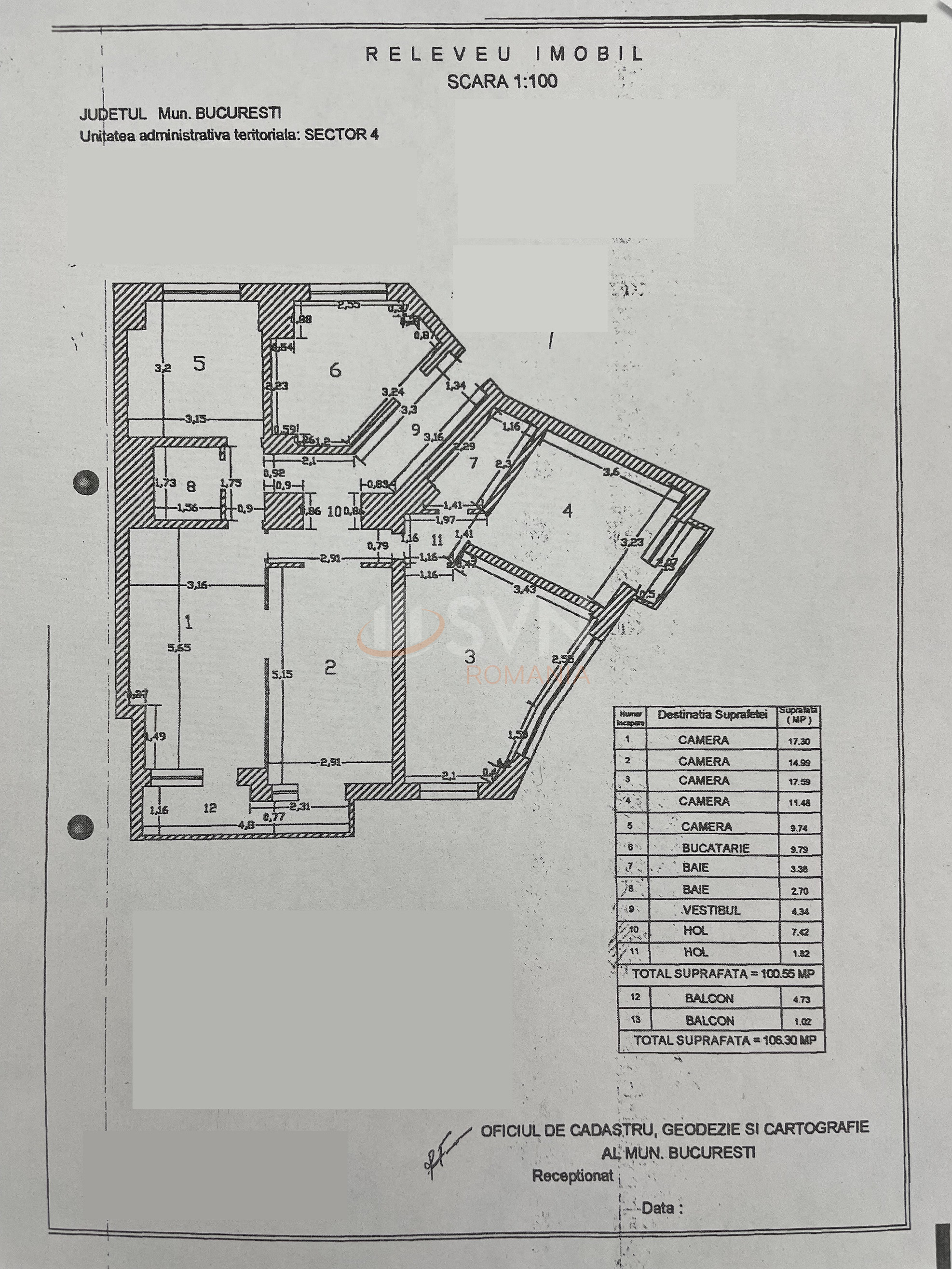 Apartament, 5 camere Bucuresti/Unirii (s4)