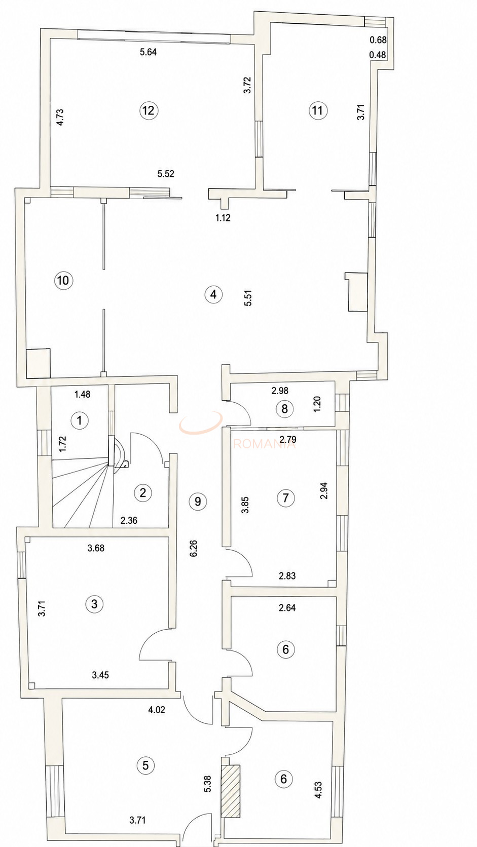 Apartament, 5 camere Bucuresti/Kiseleff