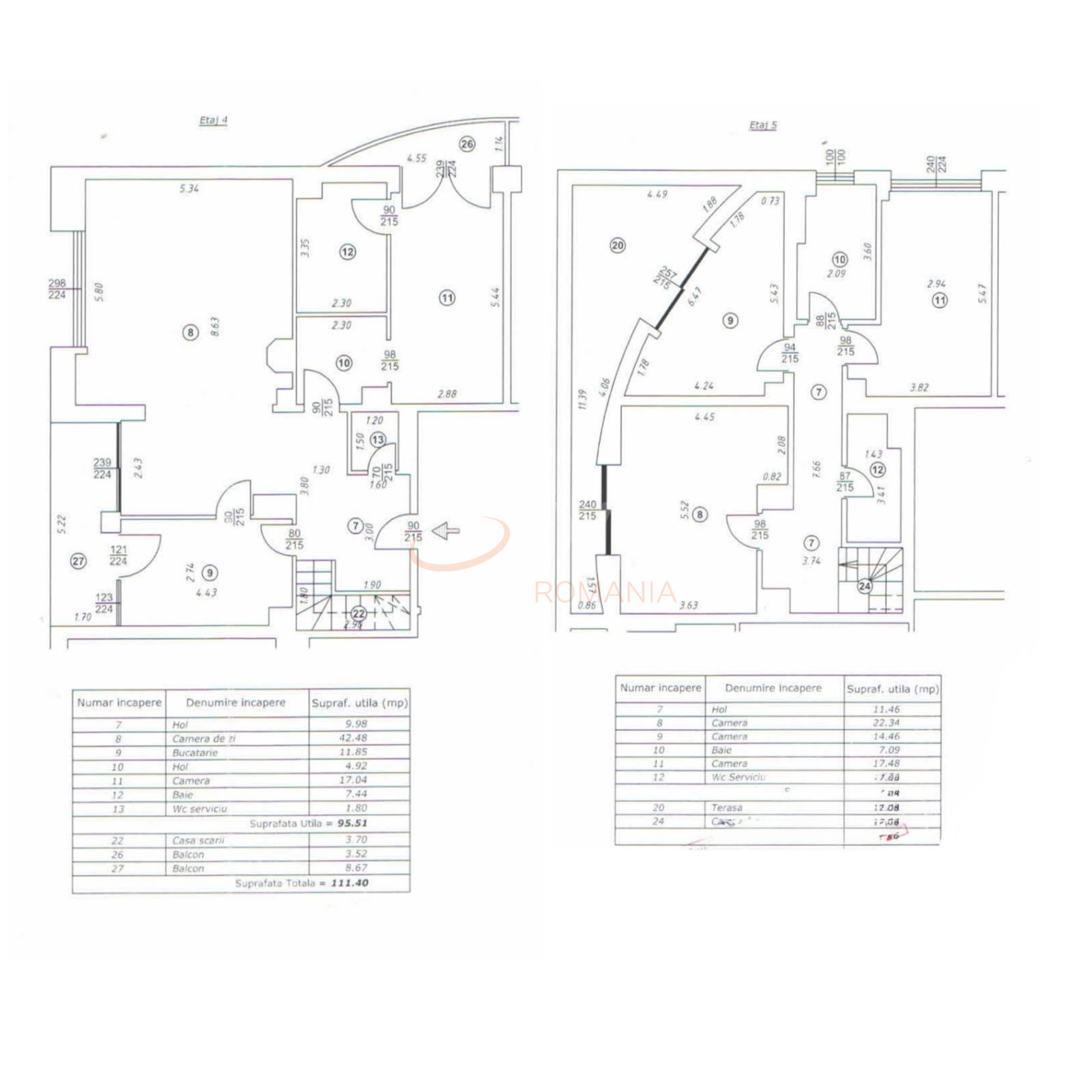Apartament, 5 camere Bucuresti/Primaverii