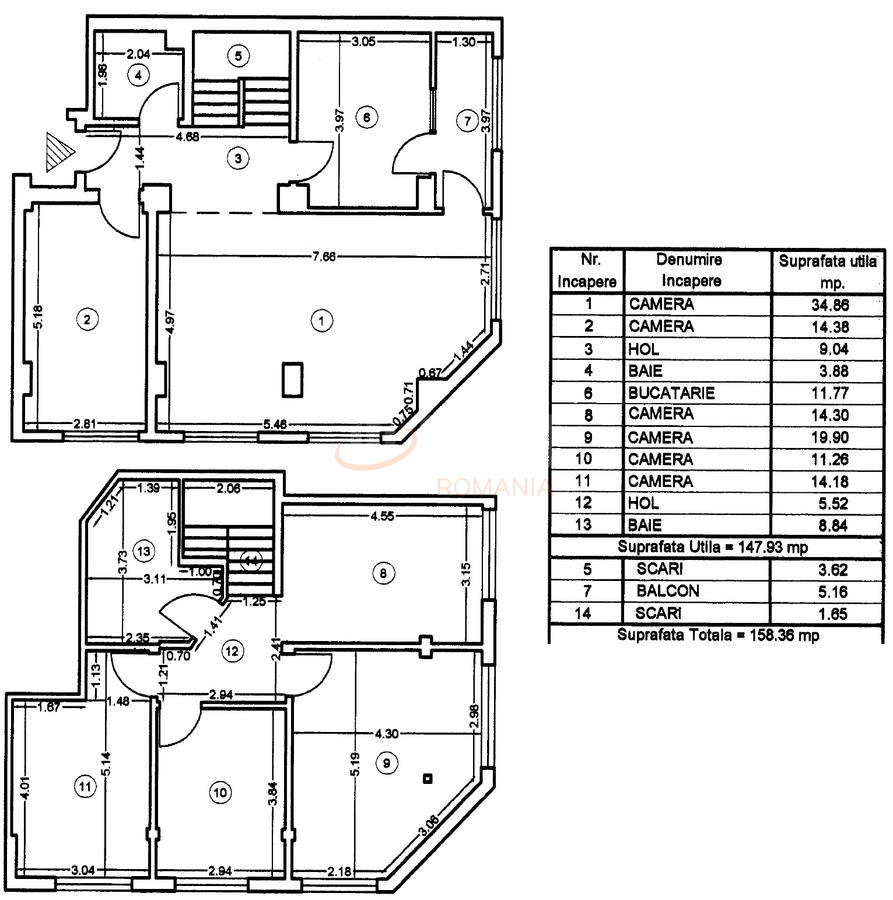 Apartament, 5 camere Ilfov/Pantelimon