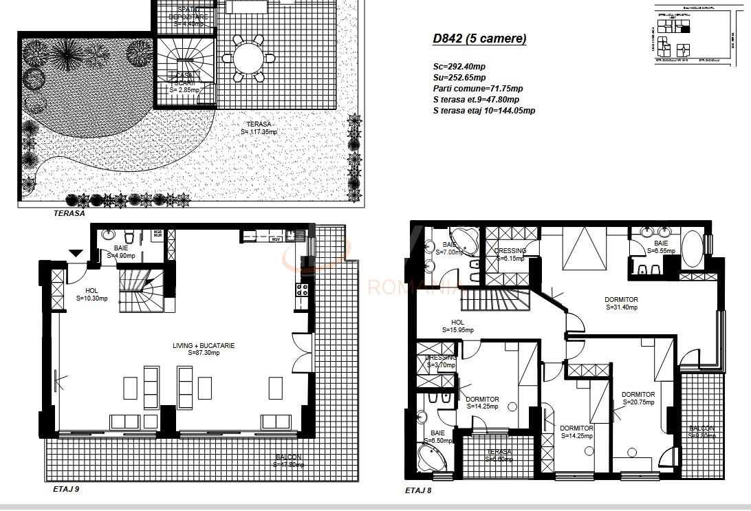 Apartament, 5 camere Bucuresti/Herastrau