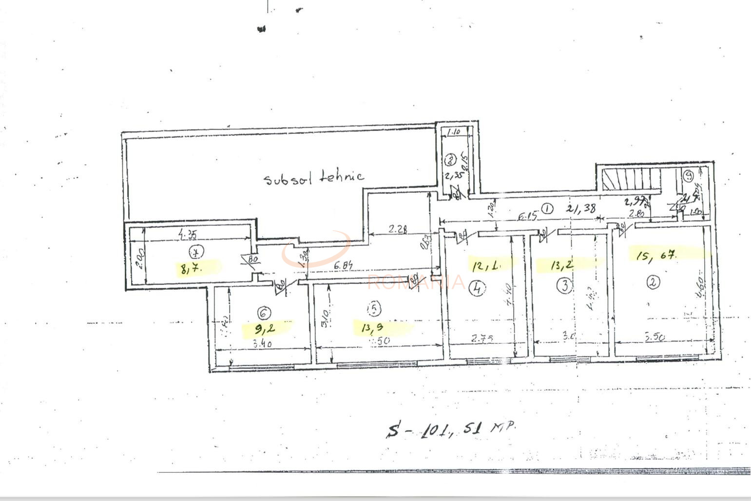 Apartament, 5 camere Bucuresti/Capitale
