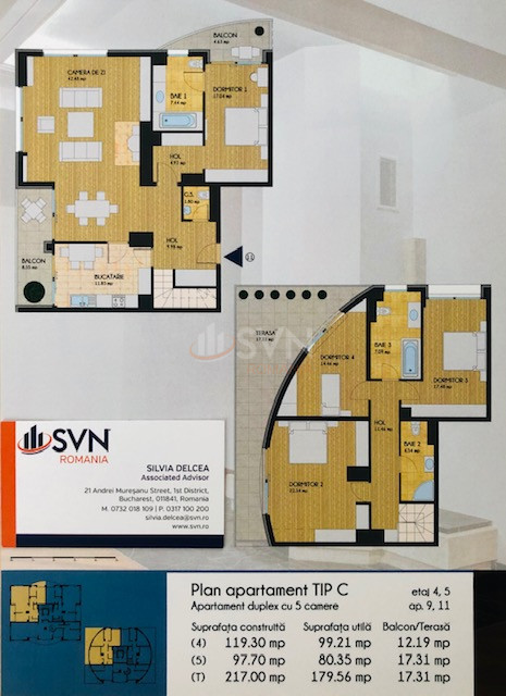 Apartament, 5 camere Bucuresti/Primaverii