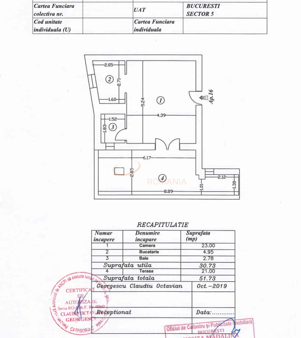 Apartament, 6 camere Bucuresti/13 Septembrie