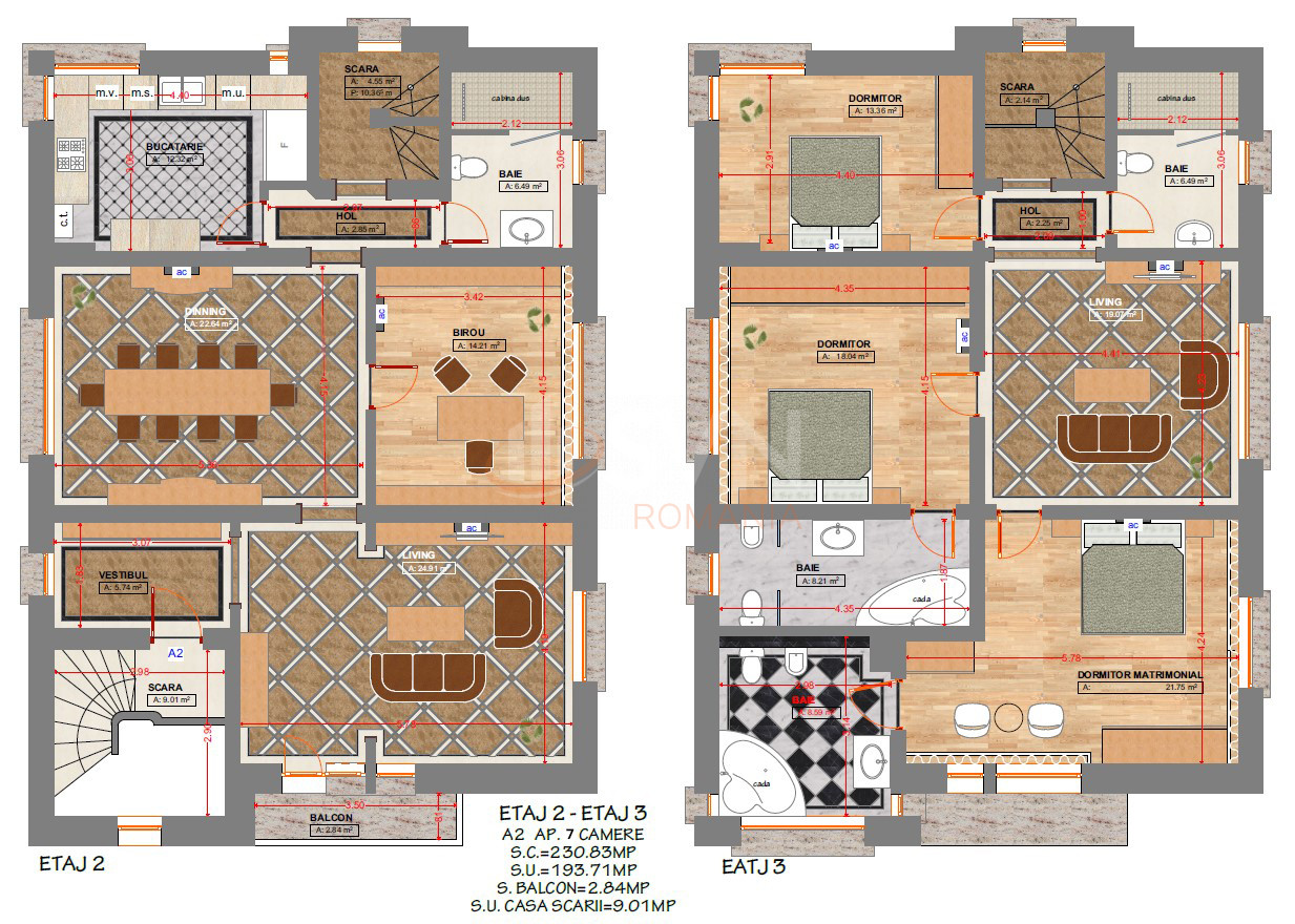 Apartament, 6 camere Bucuresti/Parcul Carol