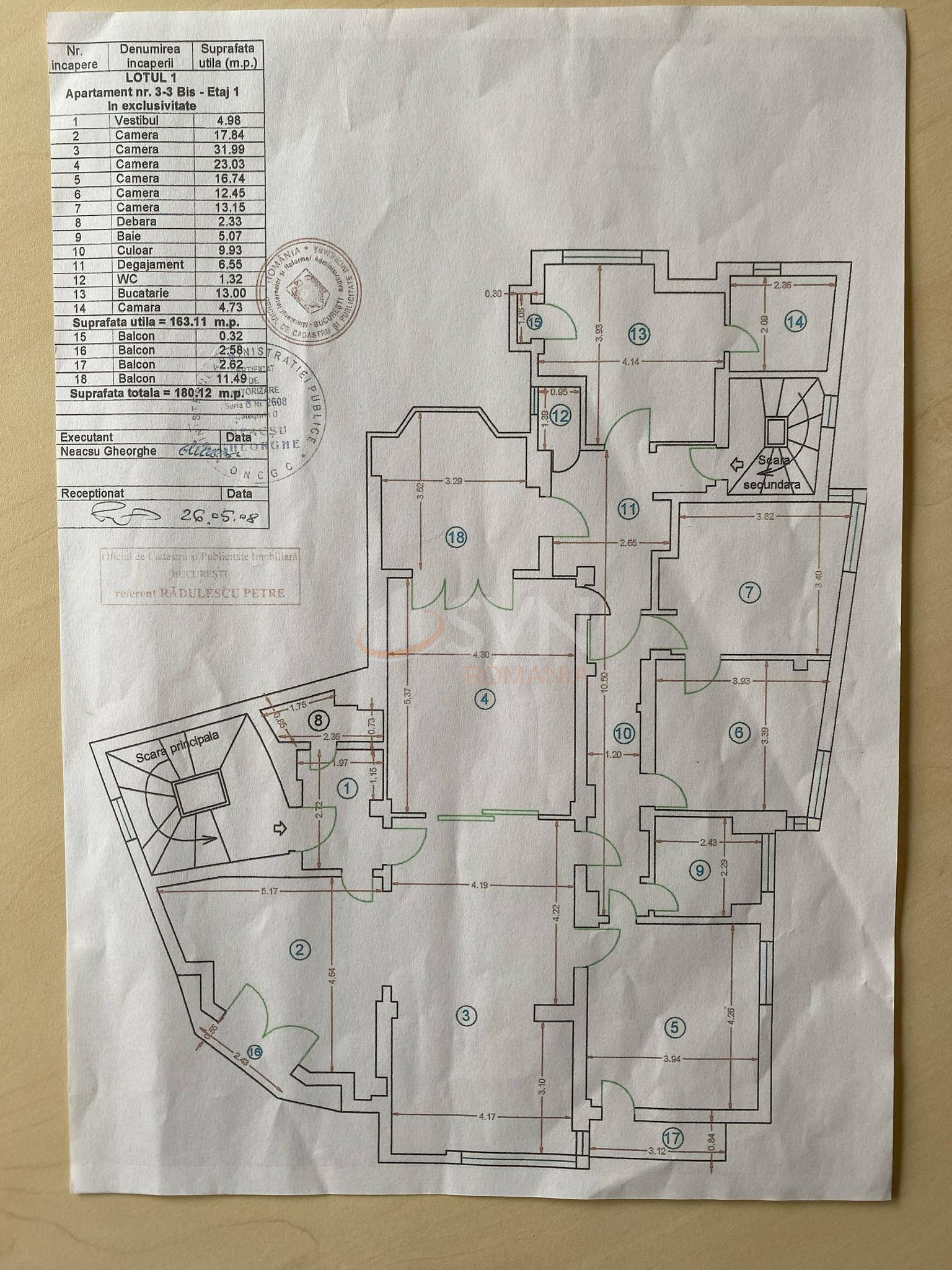 Apartament, 6 camere Bucuresti/Nerva Traian