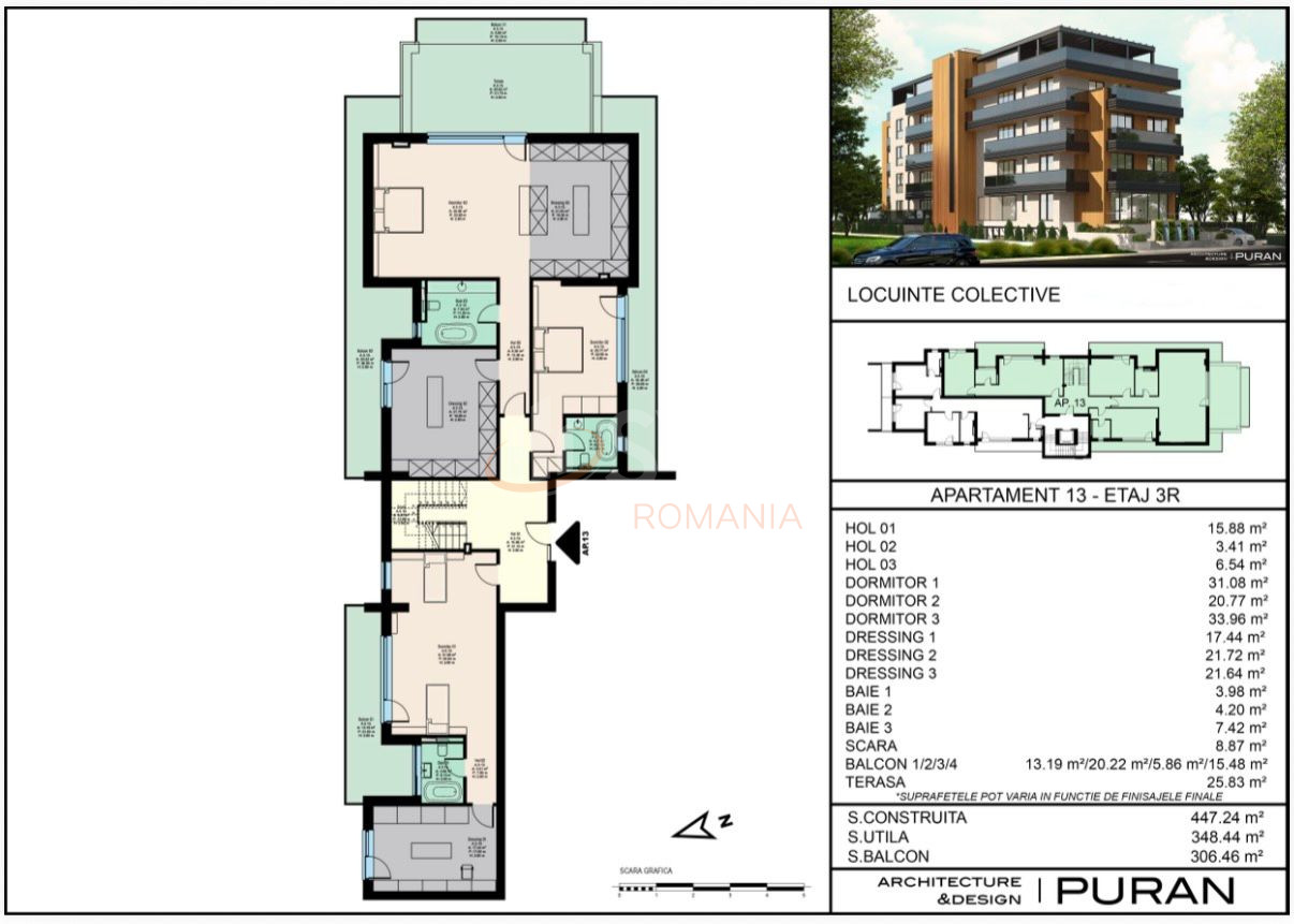 Apartament, 7 camere Bucuresti/Pipera