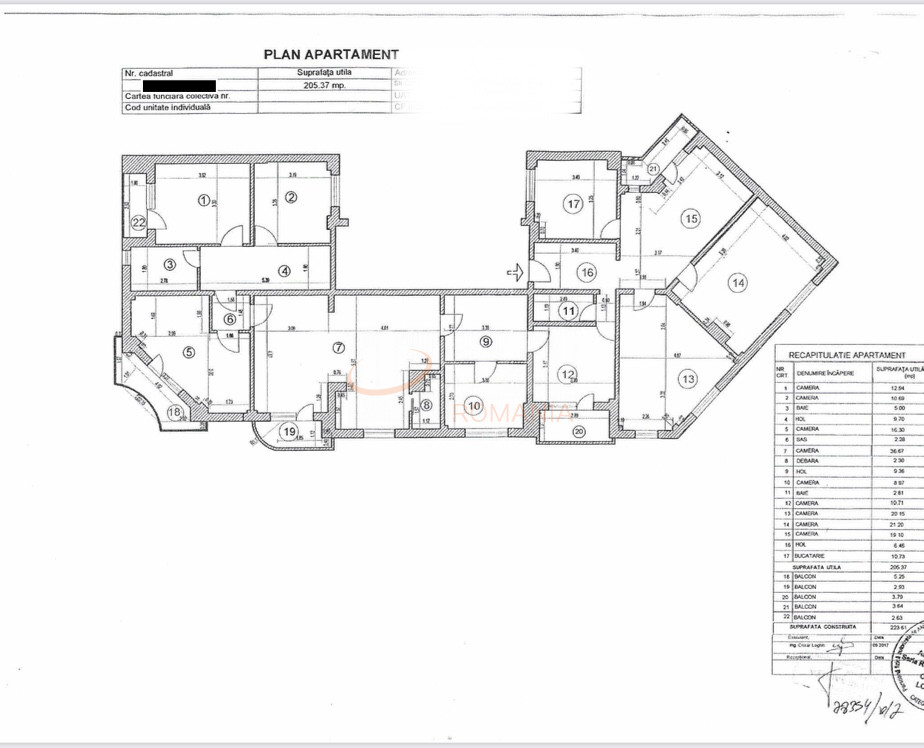 Apartament, 9 camere Bucuresti/Aviatiei