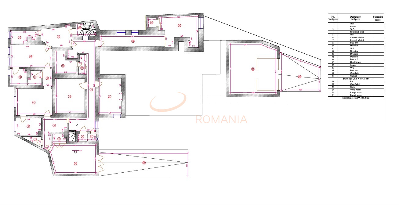 Casa, 12 camere Bucuresti/Piata Romana
