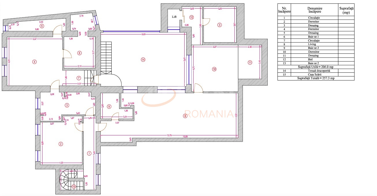 Casa, 12 camere Bucuresti/Piata Romana