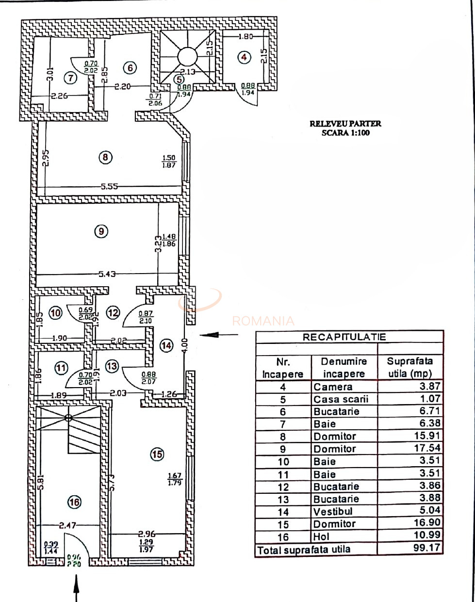 Casa, 12 camere Bucuresti/Piata Romana