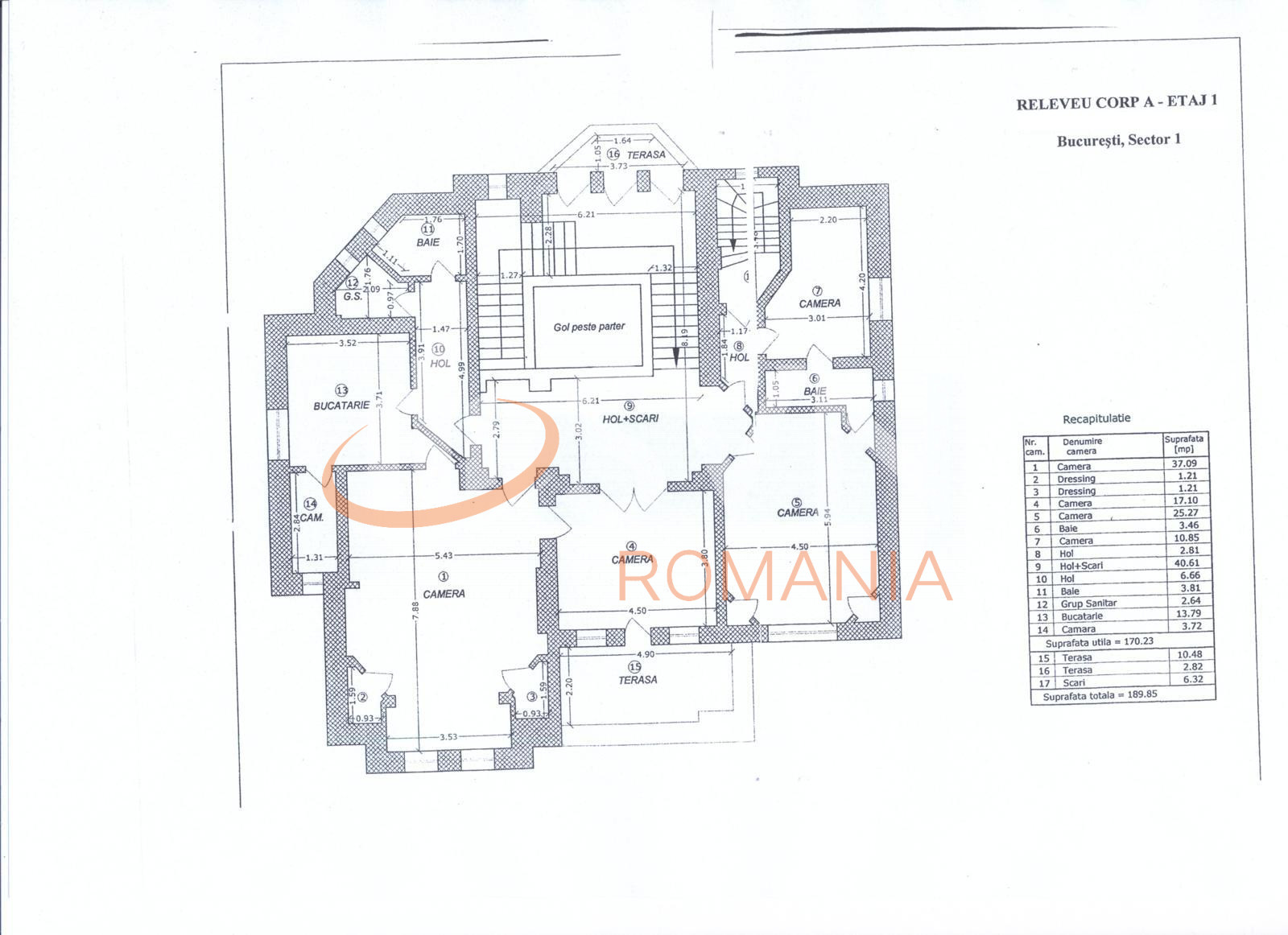 Casa, 14 camere Bucuresti/Kiseleff