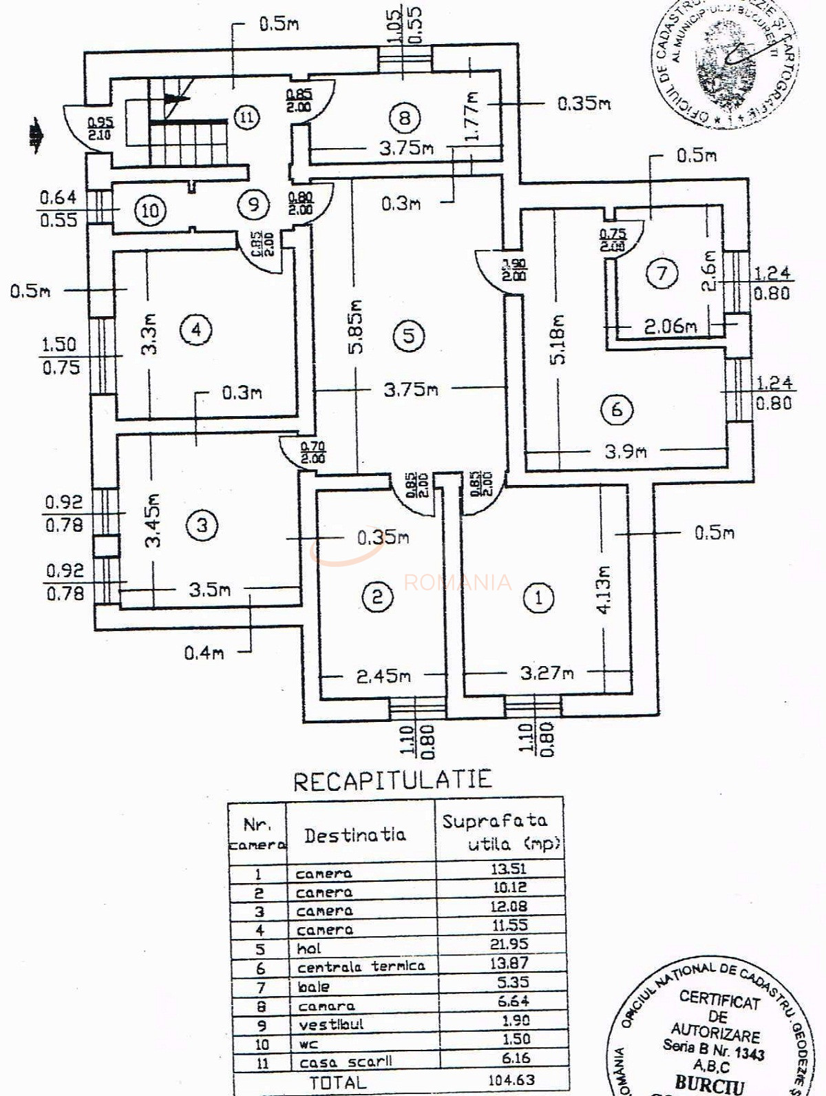 Casa, 14 camere Bucuresti/Dorobanti