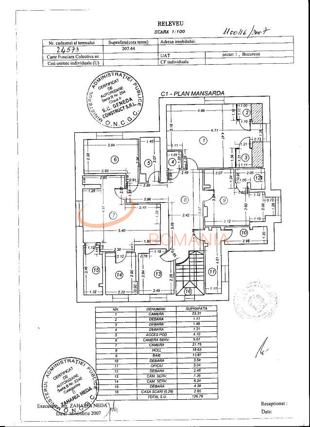 Casa, 15 camere Bucuresti/Capitale