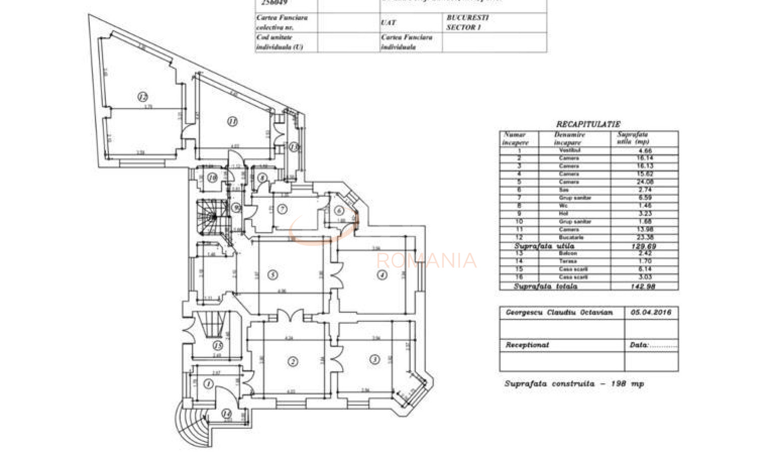 Casa, 16 camere Bucuresti/Kiseleff