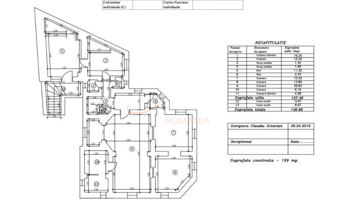 Casa, 16 camere Bucuresti/Kiseleff