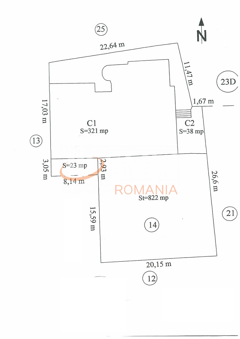 Casa, 20 camere Bucuresti/Dacia