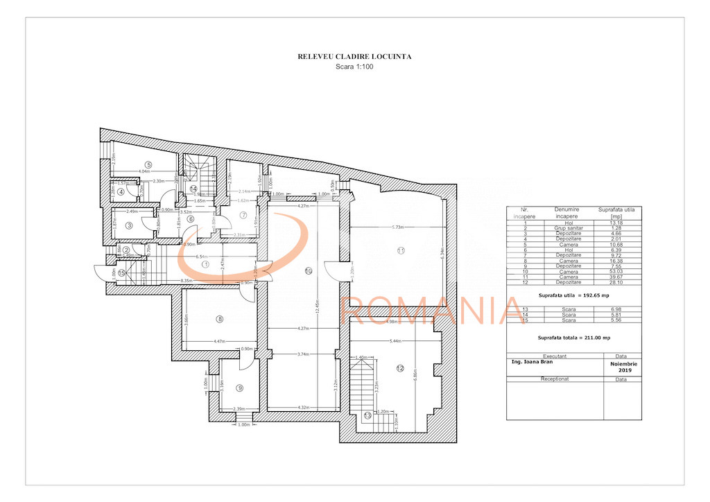 Casa, 20 camere Bucuresti/Armeneasca