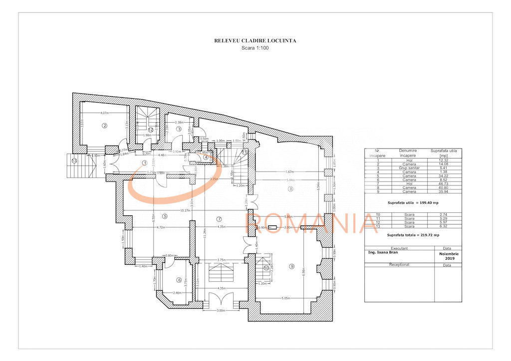 Casa, 20 camere Bucuresti/Armeneasca