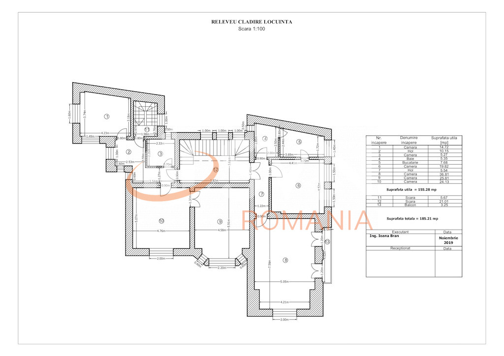 Casa, 20 camere Bucuresti/Armeneasca