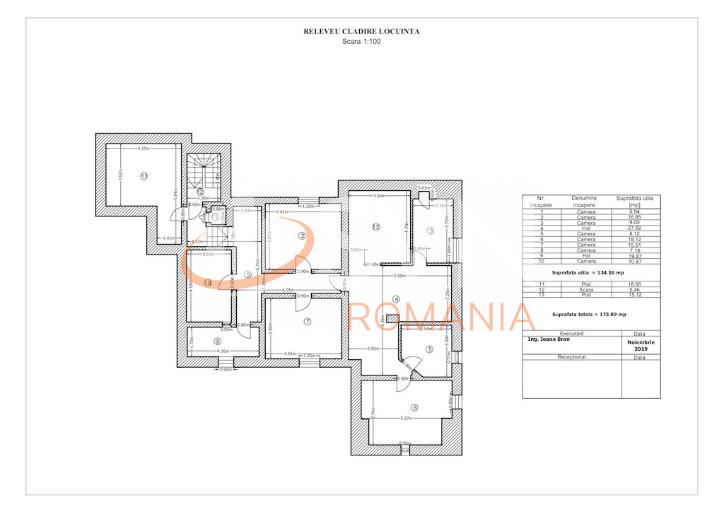 Casa, 20 camere Bucuresti/Armeneasca