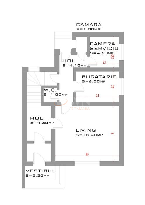 Casa, 3 camere Bucuresti/Decebal