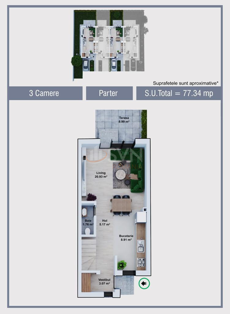 Casa, 3 camere Ilfov/Bragadiru