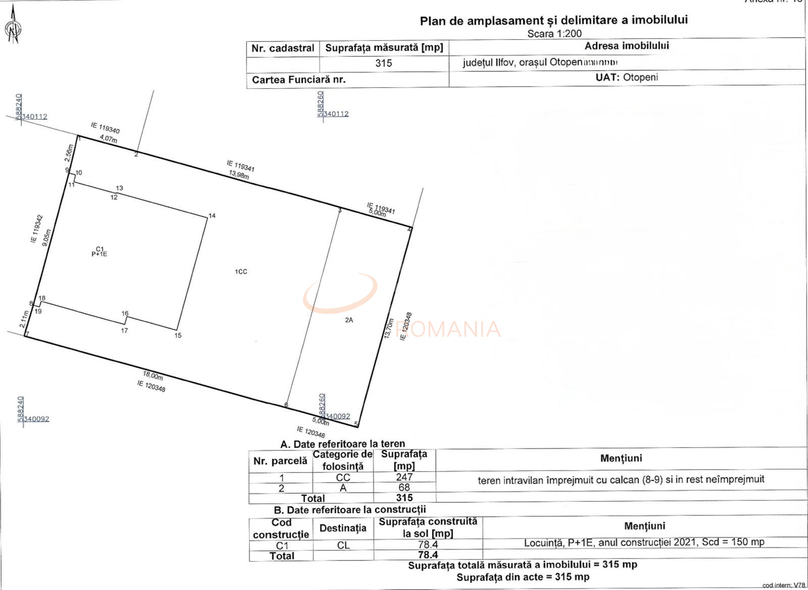 Casa, 3 camere Ilfov/Otopeni