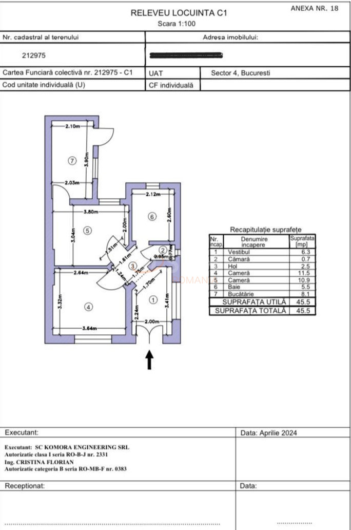 Casa, 3 camere Bucuresti/Parcul Carol