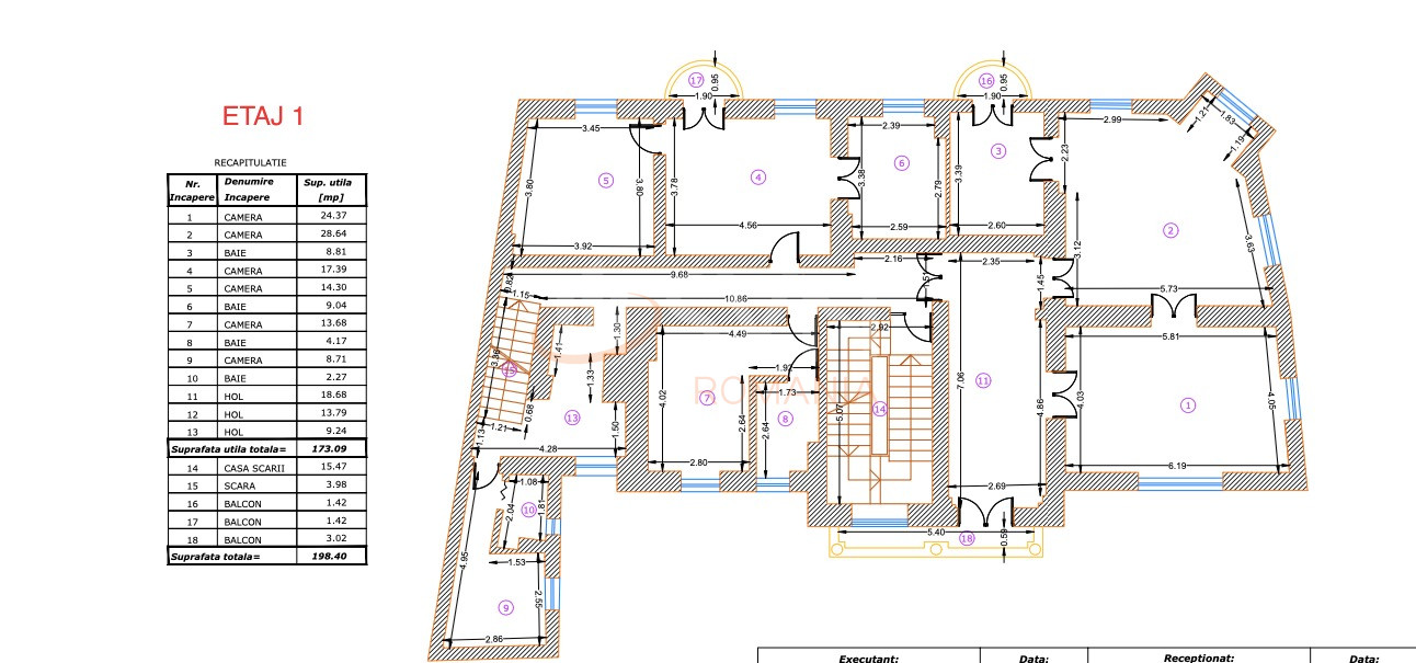 Casa, 30 camere Bucuresti/Unirii (s3)