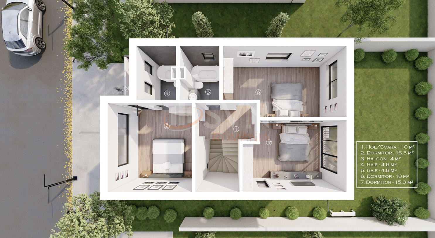 Casa, 4 camere Ilfov/Tunari