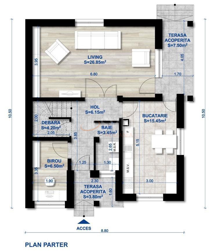 Casa, 4 camere Ilfov/Tunari
