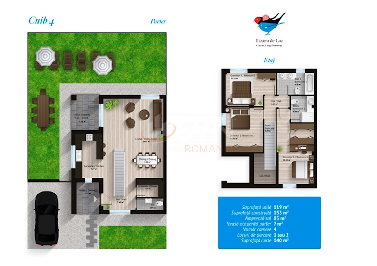 Casa, 4 camere Bucuresti/Theodor Pallady