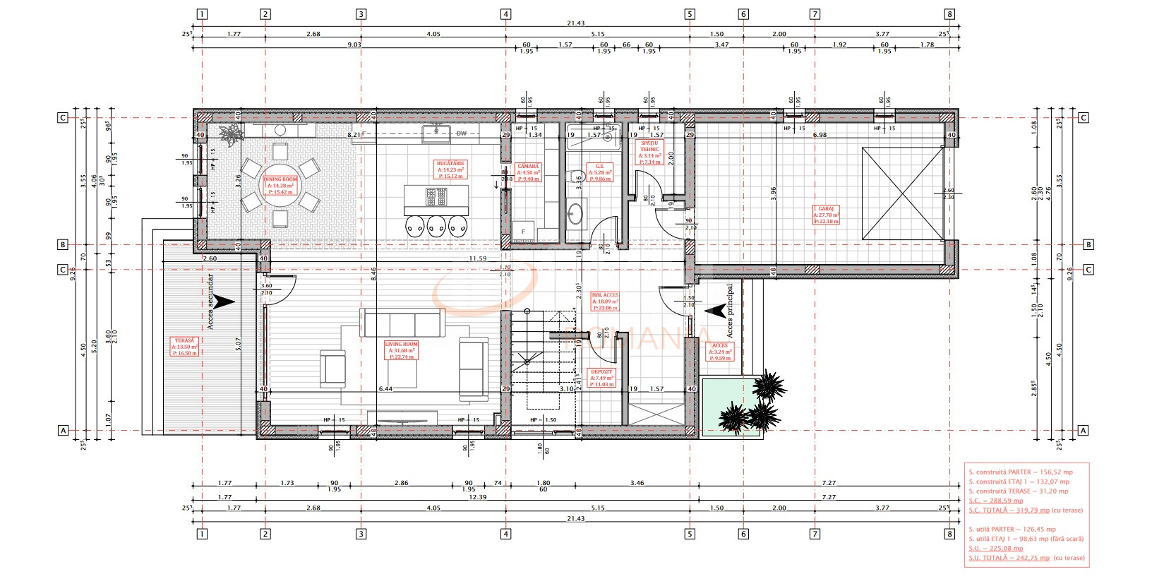 Casa, 4 camere Ilfov/Corbeanca