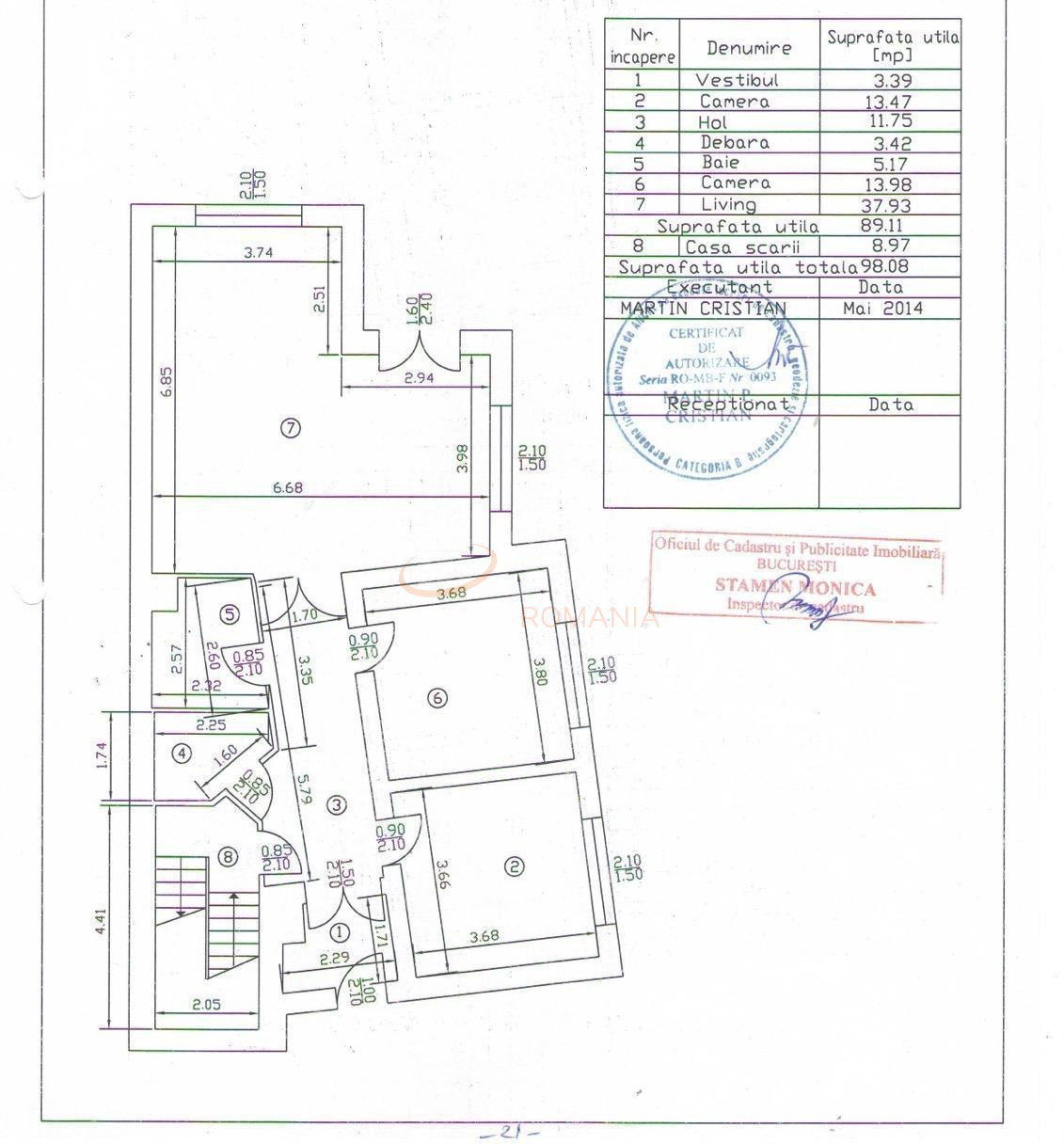 Casa, 6 camere Bucuresti/Parcul Carol