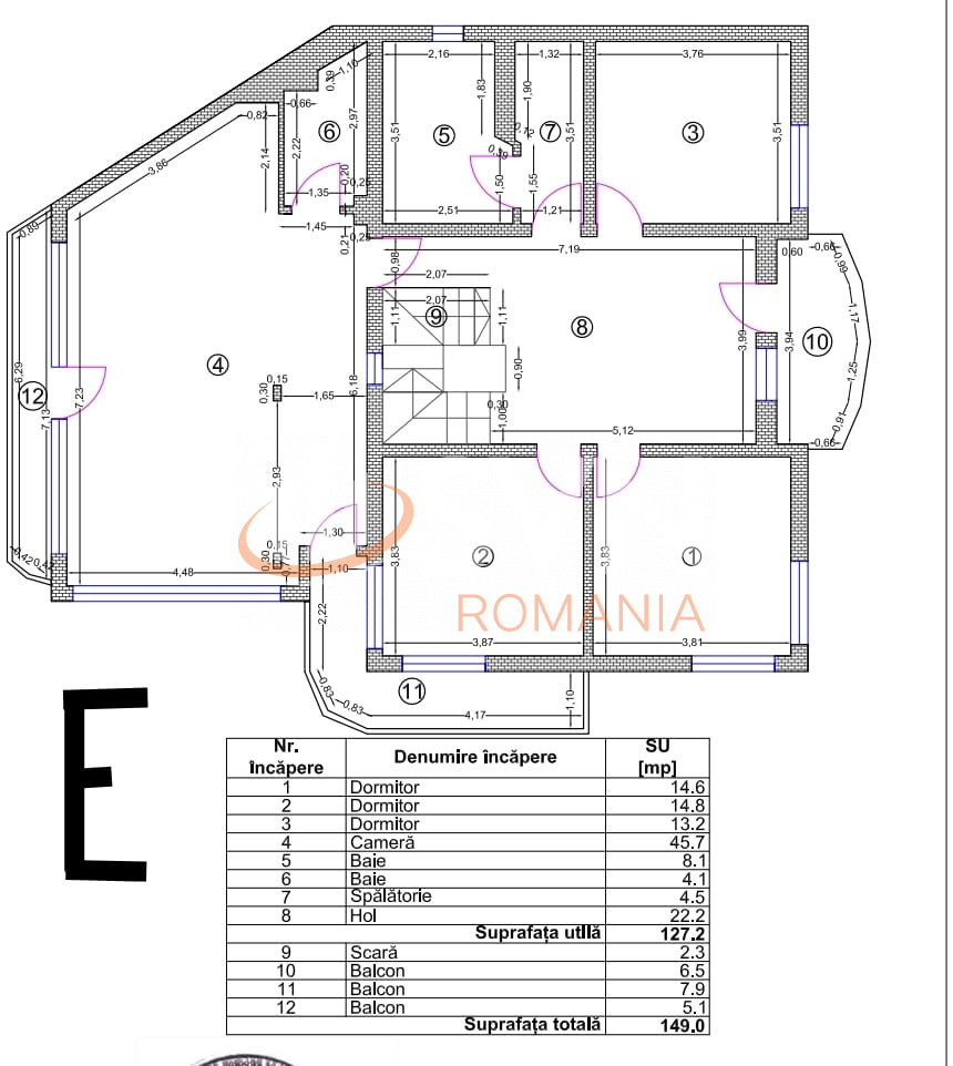 Casa, 9 camere Bucuresti/Bulevardul Laminorului