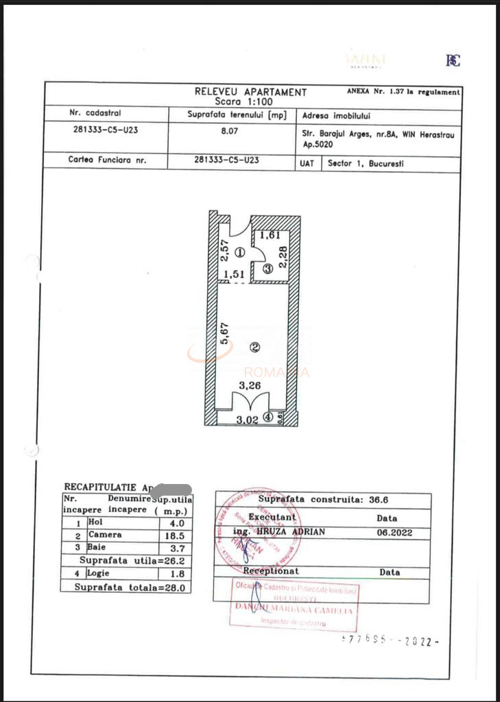 Garsoniera Bucuresti/Herastrau