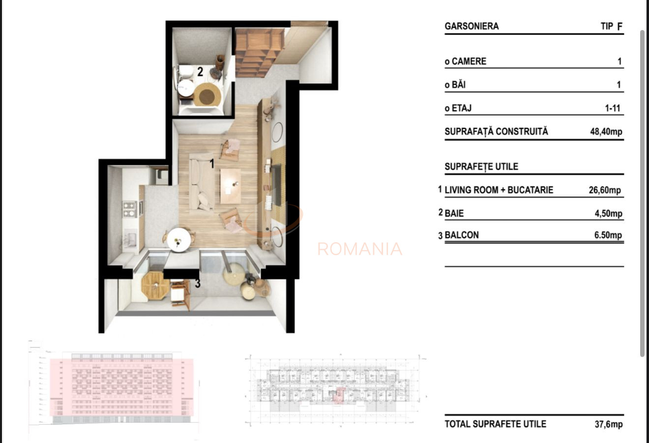 Garsoniera Bucuresti/Splaiul Unirii (s3)