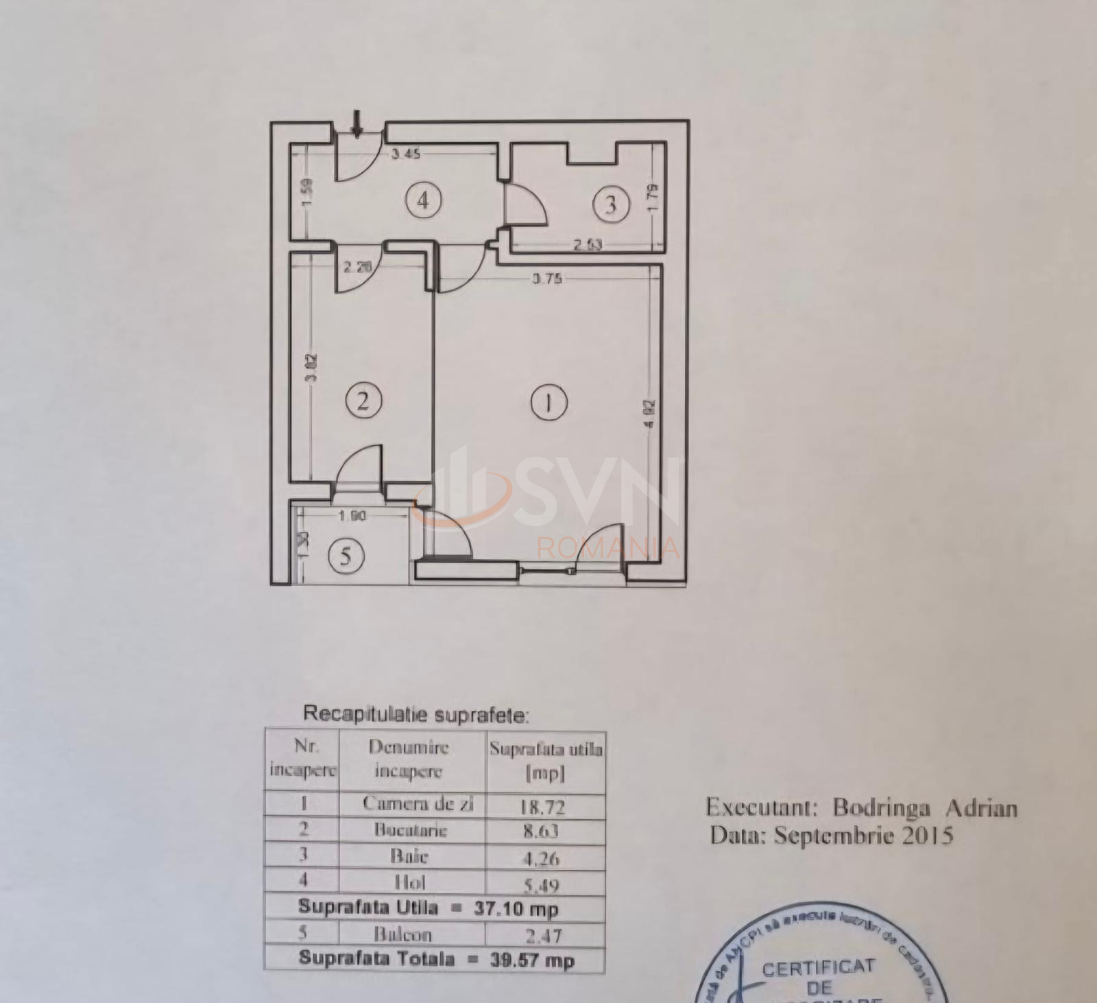 Garsoniera Bucuresti/Splaiul Independentei