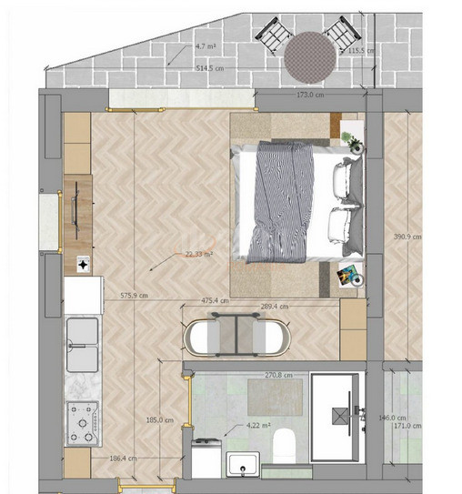 Garsoniera Bucuresti/Mosilor